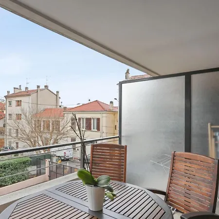Studio W Large Terrace Ac Swimming-pool And Garage In - Welkeys Apartment *